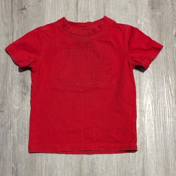 Tommy Hilfiger Kids Red Short Sleeve Tee - Picture 1 of 1